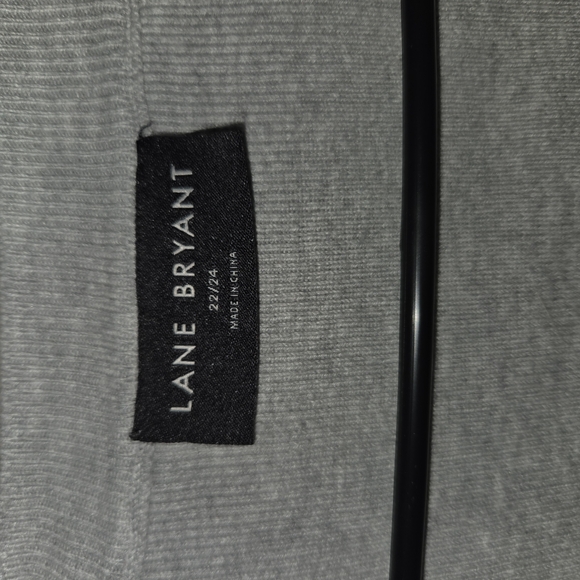 Lane Bryant Heather Gray Top - Picture 3 of 3